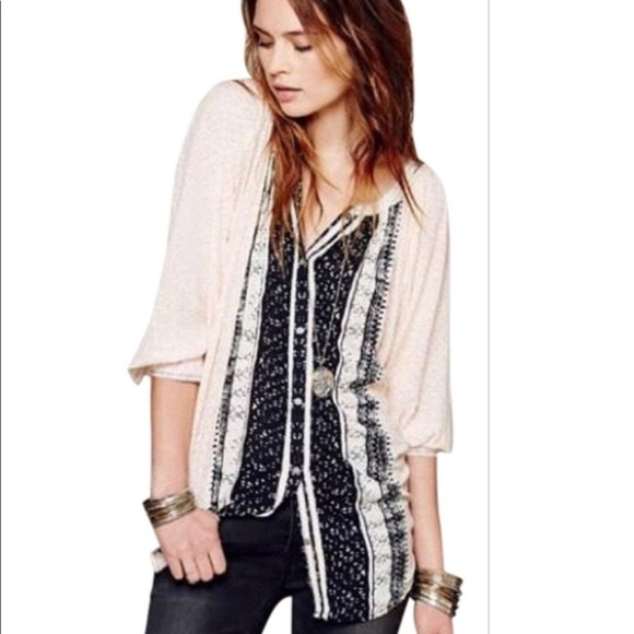 Free People Tops - Free People Boho Prairie Blouse, size Medium